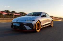 Hyundai Ioniq 6 N, 2026, front, action